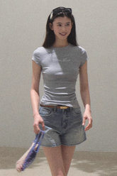 Light Logo Slim Fit Tee